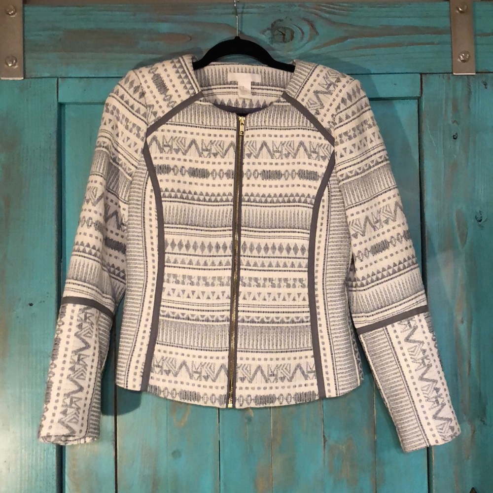 Grey and White Jacket
